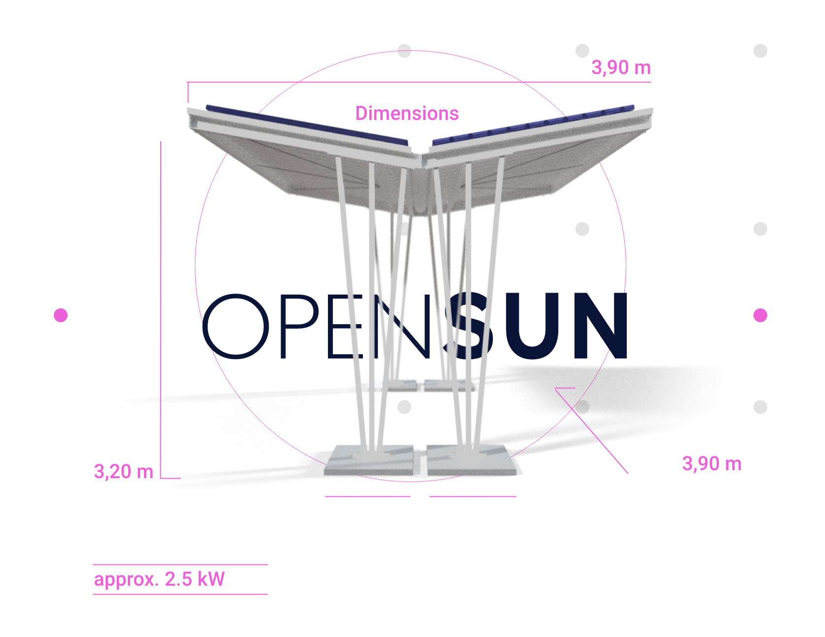 Side view of the product